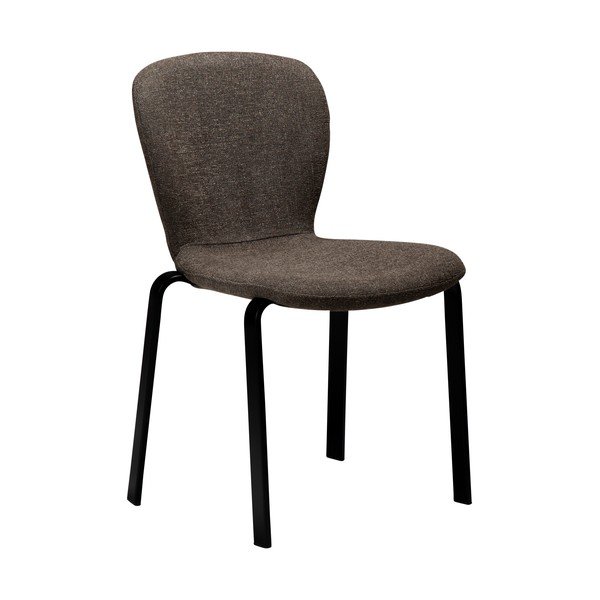 Barna kárpitozott étkezőszék Heap – DAN-FORM Denmark