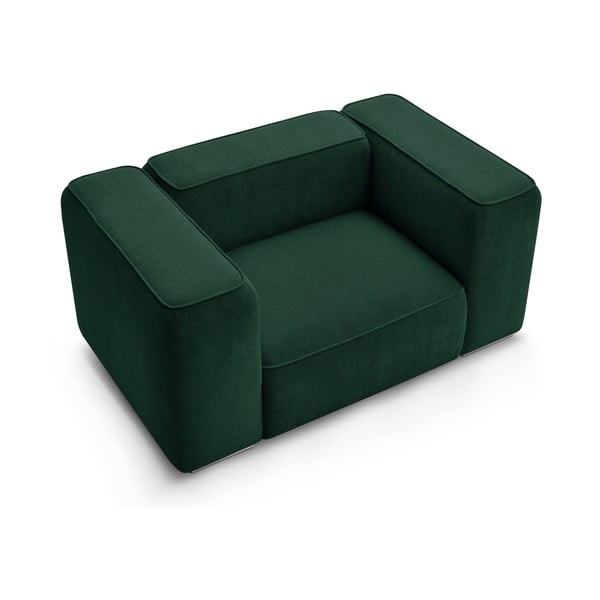 Sötétzöld fotel Zephyr – Bobochic Paris-image-4