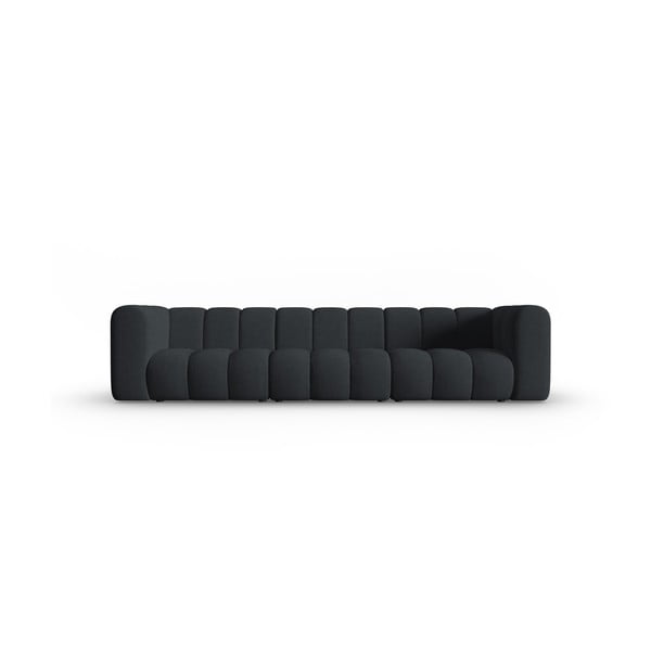 Fekete kanapé 318 cm Lupine – Micadoni Home
