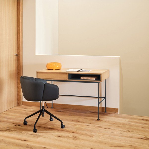 Íróasztal tölgyfa dekoros asztallappal 60x120 cm Yoko – Teulat-image-1