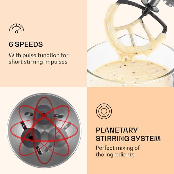 Bella Robusta piros konyhai robotgép - Klarstein-image-3