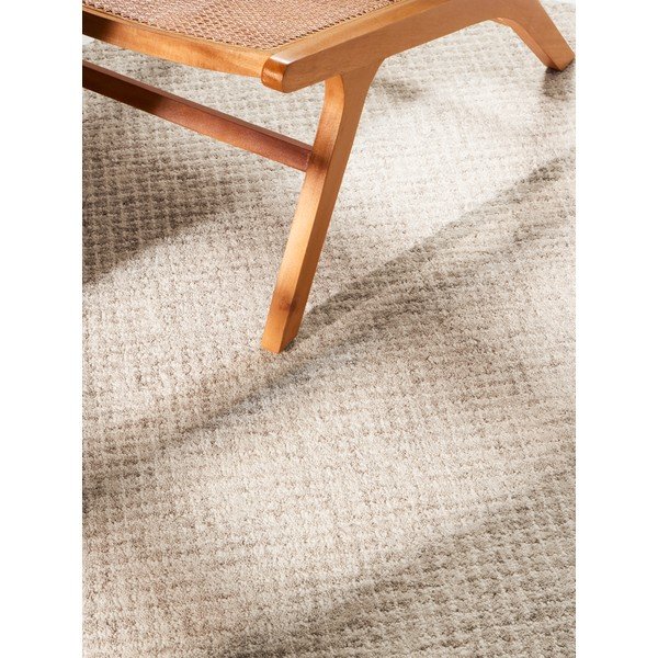 Bézs gyapjú kerek szőnyeg ø 200 cm Eloise – Hanse Home-image-3