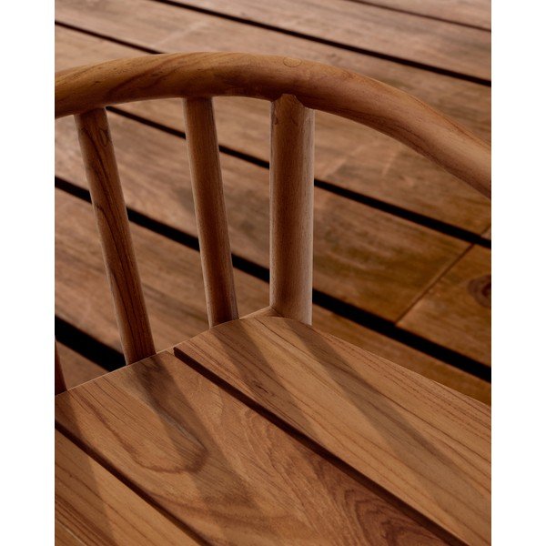 Natúr színű tömörfa kerti bárszék Turqueta – Kave Home-image-3