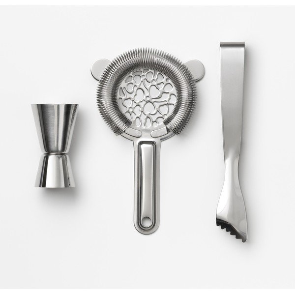 Acél koktélkészítő szett The Essentials - Cocktail Tools – Printworks