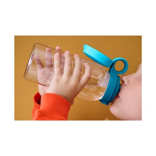 Rózsaszín műanyag gyerek ivópalack 600 ml Campus – Mepal-image-2