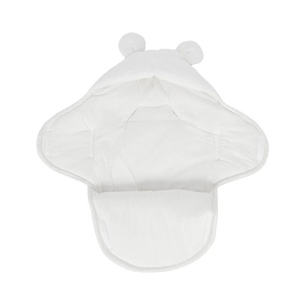 Fehér buklé babapólya 45x80 cm – Meowbaby-image-1