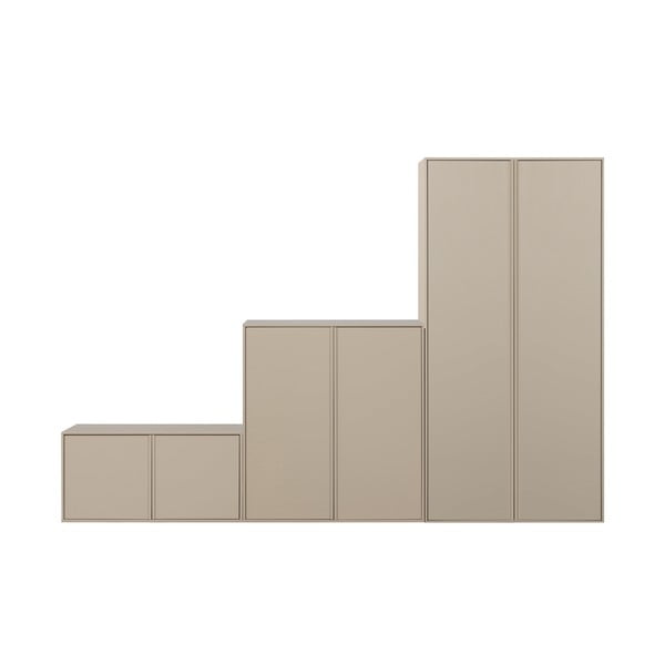 Krémszínű borovi fenyő moduláris szekrény 300x200 cm Daily – vtwonen