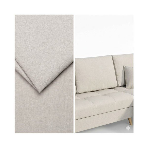 Krémszínű sarokkanapé (bal oldali) Ariella – Ropez-image-4