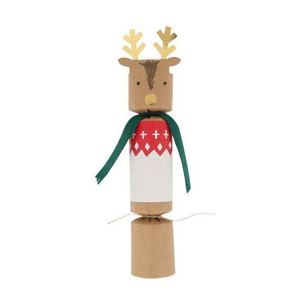 Karácsonyi cracker szett 6 db-os Reindeers in Jumpers – Meri Meri-image-4