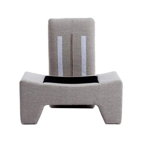 Világosszürke puff Dasha – Light & Living-image-4