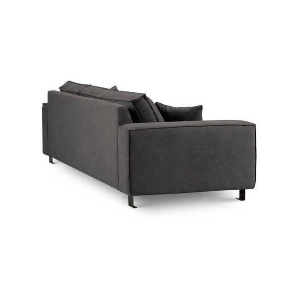 Modern sötétszürke kanapé, 245 cm - Kooko Home-image-4