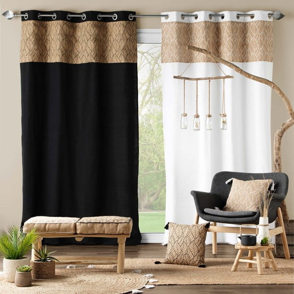 Fehér függöny 140x240 cm Kalinda – douceur d'intérieur-image-2