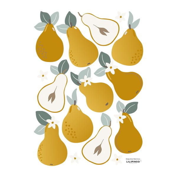 Gyerek matrica szett 11 db-os 30x42 cm Pears – Lilipinso