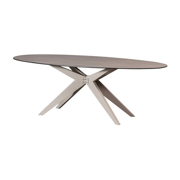 Alumínium kerti étkezőasztal 100x220 cm Elk – Exotan-image-2