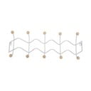 Fehér fém fali fogas 61 cm Zig Zag – PT LIVING