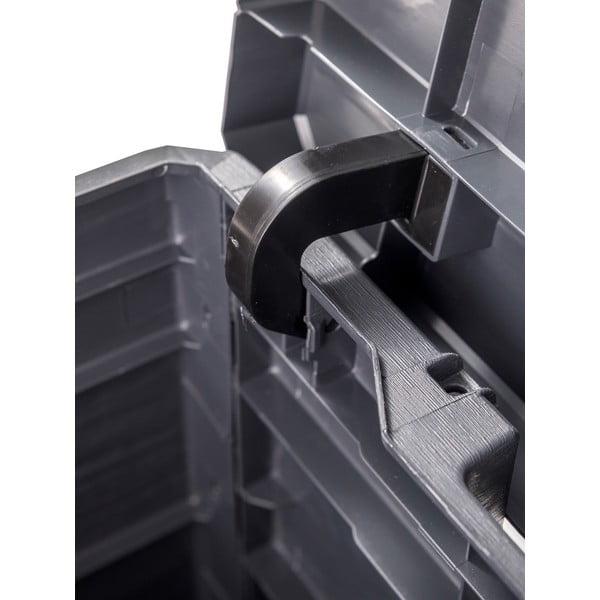 Sötétszürke kerti tárolódoboz Woodys – Toomax-image-4