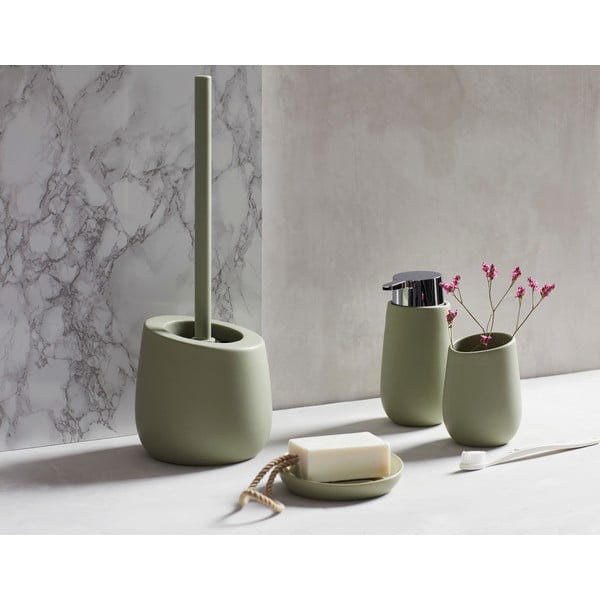 Badi zöld kerámia fogkefetartó - Wenko-image-1