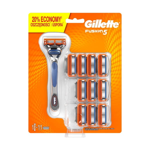 Gillette Fusion5 férfi borotva 11 tartalék fejjel