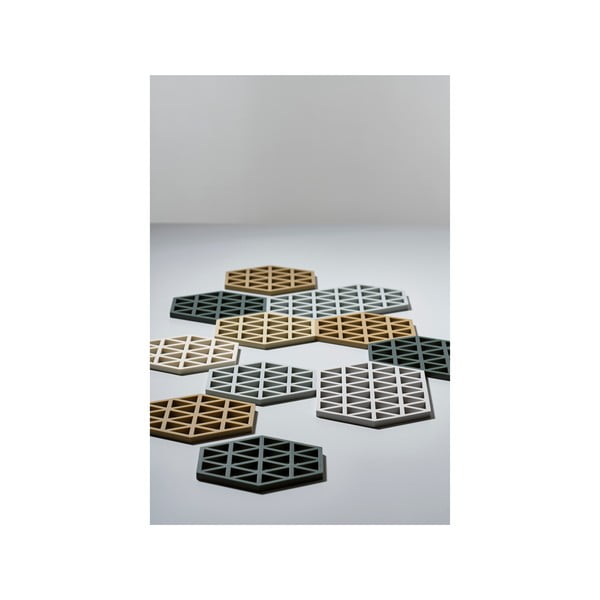 Triangles szürke szilikon edényalátét - Zone-image-2