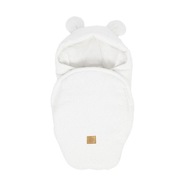 Fehér buklé babapólya 45x80 cm – Meowbaby