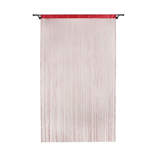 Borvörös átlátszó függöny 140x285 cm String – Mendola Fabrics