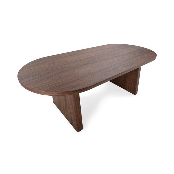 Étkezőasztal diófa dekorral 100x200 cm Blair – MOME-image-3