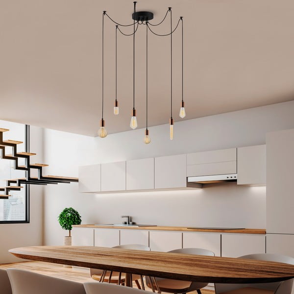 Rézszínű függőlámpa Kabluni – Opviq lights-image-4
