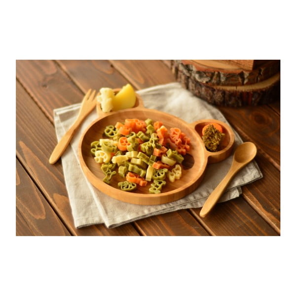 Teddy gyerek étkészlet bambuszból - Bambum-image-1