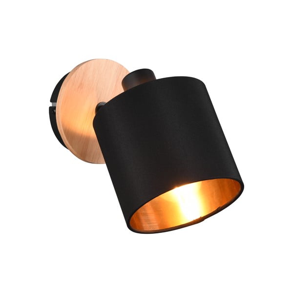 Fekete-natúr színű spotlámpa ø 12 cm Tommy – Reality-image-1