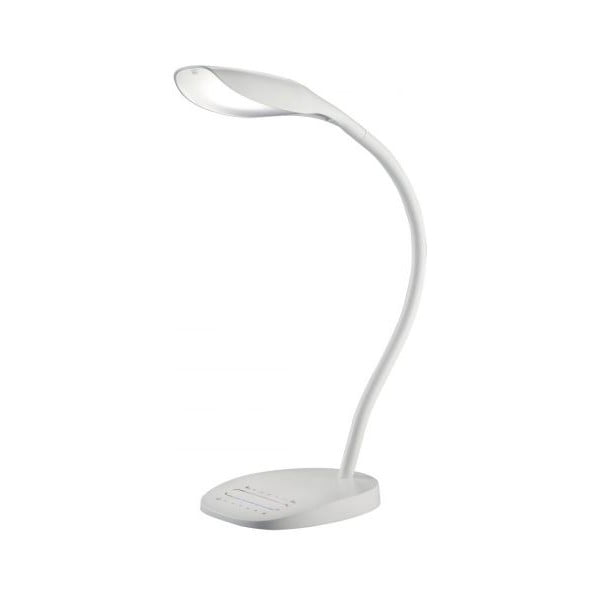 Swan fehér asztali LED lámpa, magasság 48 cm - Trio