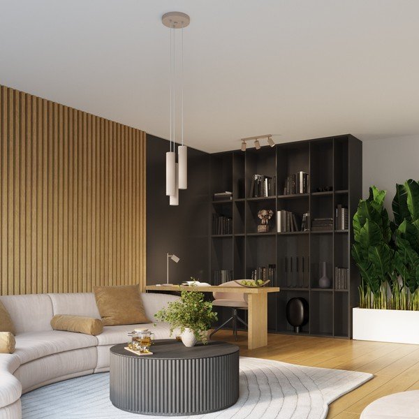 Szürkésbarna fém spotlámpa 6,5x45 cm Gleam – Sollux-image-3