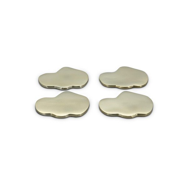Aranyszínű fém poháralátét szett 4 db-os Charm – S|P Collection-image-3
