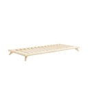 Borovi fenyő egyszemélyes ágy ágyráccsal 90x200 cm Senza – Karup Design