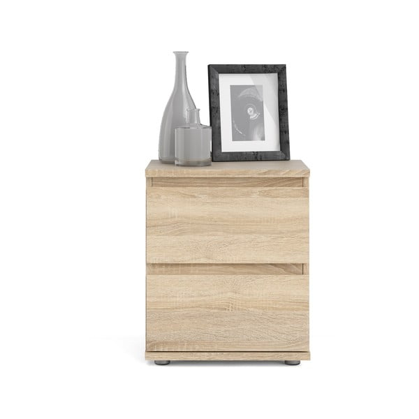 Éjjeliszekrény tölgyfa dekorral Nova - Tvilum-image-3