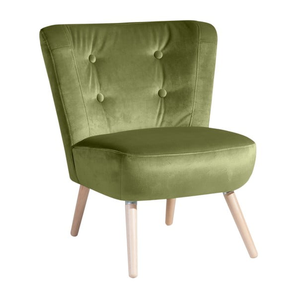 Neele Velvet zöld fotel - Max Winzer