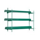 Zöld többszintes fém fali polc 60 cm Cool Retro – PT LIVING