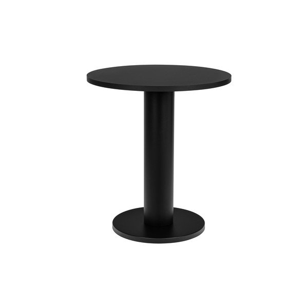 Kerek étkezőasztal tölgyfa dekoros asztallappal ø 65 cm Sool – noo.ma