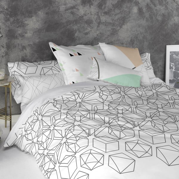 Lake 2 db pamut párnahuzat - Blanc-image-1