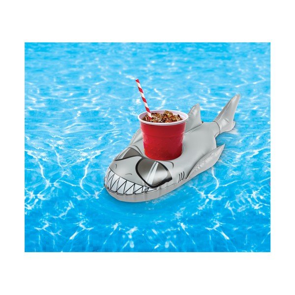 2 db-os, cápa formájú, felfújható úszó italtartó szett - Big Mouth Inc.-image-4