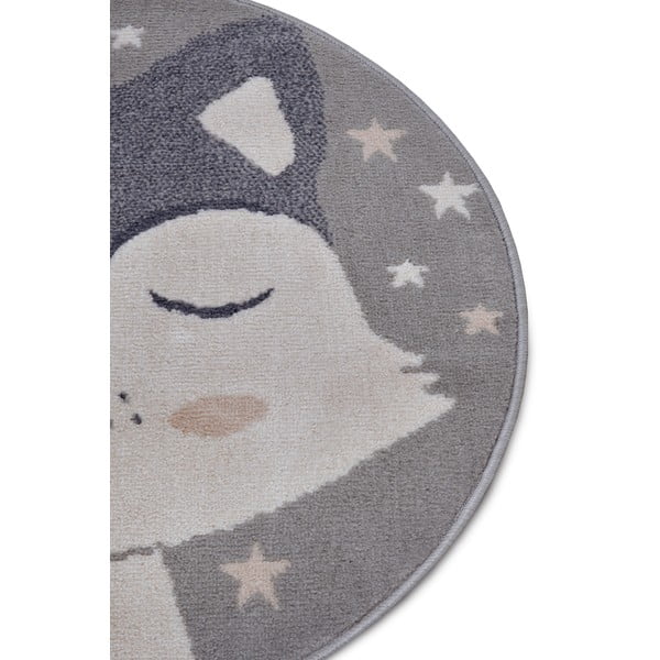 Szürke gyerek szőnyeg ø 140 cm Fox – Hanse Home-image-2