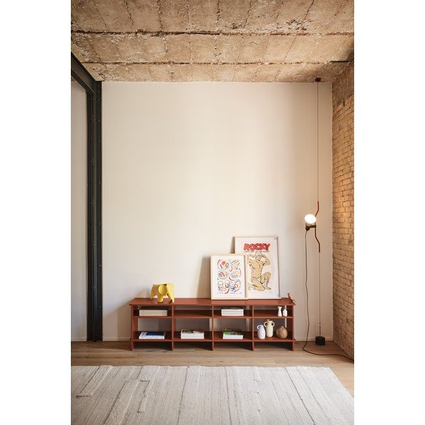 Téglavörös TV-állvány 180x50x40 cm Inari – Teulat-image-1