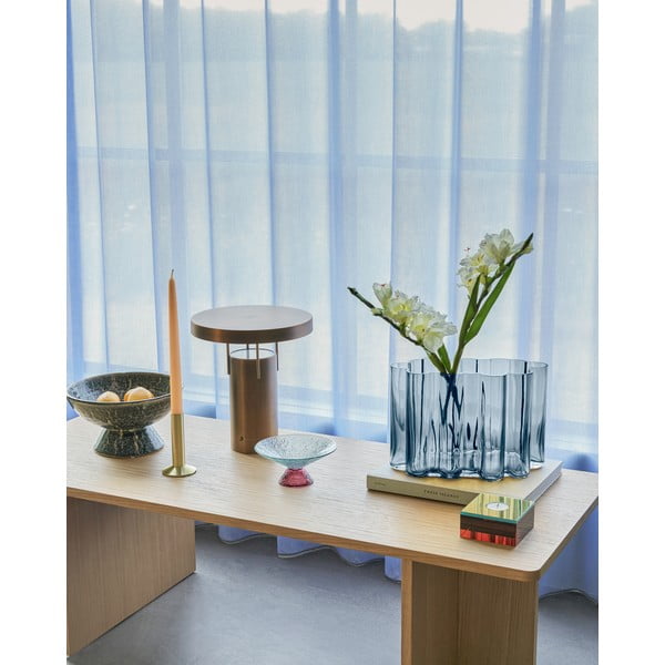 Kerámia dekoratív tál ø 25 cm Groove – Hübsch-image-3