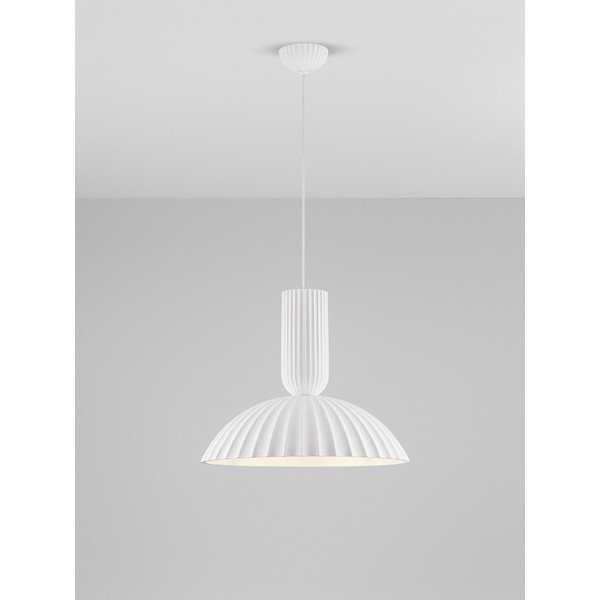 Fehér kő függőlámpa ø 50 cm Ammos – Nova Luce-image-4
