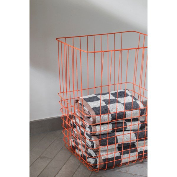 Narancssárga fém-textil szennyeskosár 64 l Store-It – Mette Ditmer Denmark-image-1