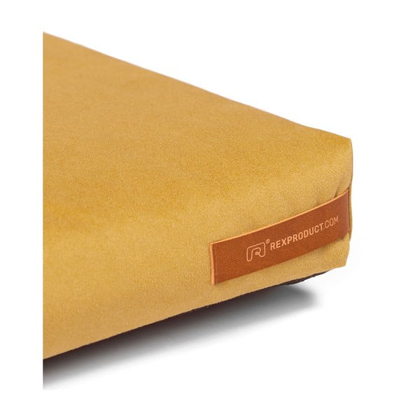 Sárga öko bőr matrac kutyáknak 90x110 cm SoftPET Eco XXL - Rexproduct-image-4