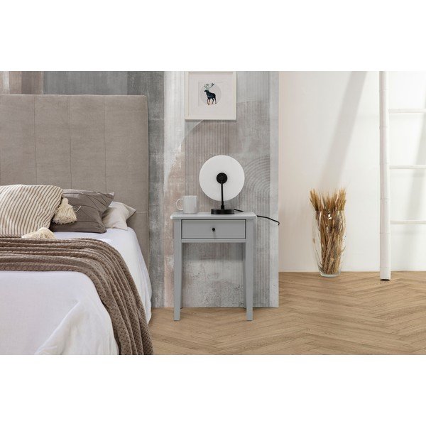 Világosszürke borovi fenyő éjjeliszekrény Bart – Marckeric-image-1