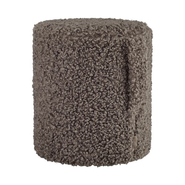 Sötétbarna buklé puff Teddy – Blomus