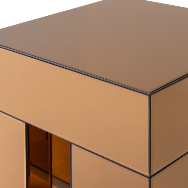 Fényes tárolóasztal 45x45 cm Mirrox – WOOOD-image-4