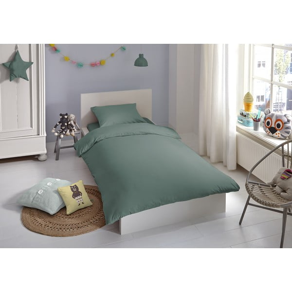 Pamut gyerek ágyneműhuzat babaágyhoz 100x135 cm – Good Morning-image-1