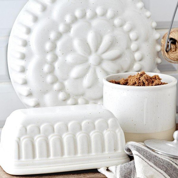 Fattoria fehér agyagkerámia sütőtál, 790 ml - Casafina-image-2